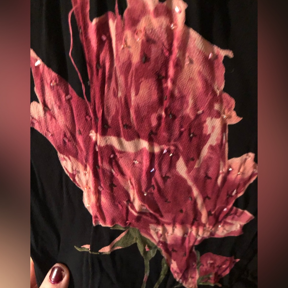 Sleeveless long flowy dress